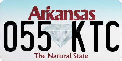 AR license plate 055KTC