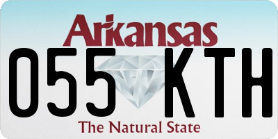 AR license plate 055KTH