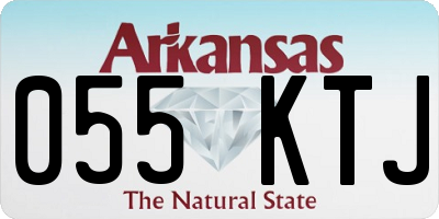 AR license plate 055KTJ