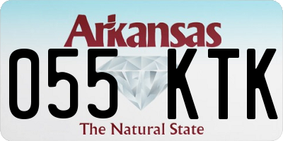 AR license plate 055KTK