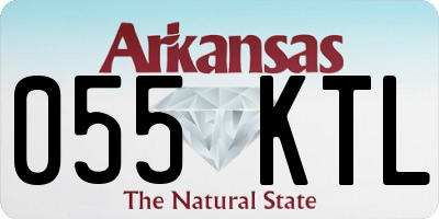 AR license plate 055KTL