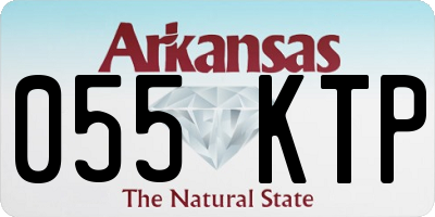 AR license plate 055KTP
