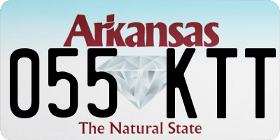 AR license plate 055KTT