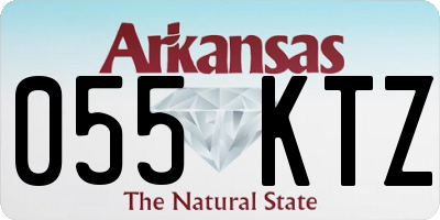 AR license plate 055KTZ