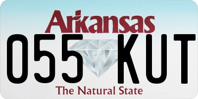 AR license plate 055KUT