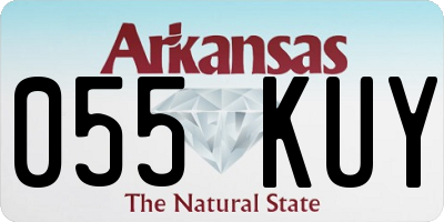 AR license plate 055KUY