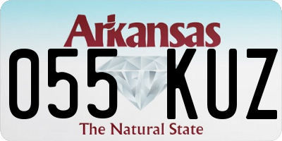 AR license plate 055KUZ