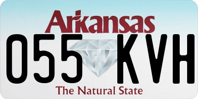 AR license plate 055KVH