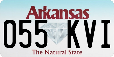 AR license plate 055KVI