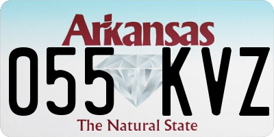 AR license plate 055KVZ