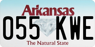 AR license plate 055KWE