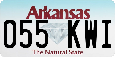 AR license plate 055KWI