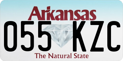 AR license plate 055KZC