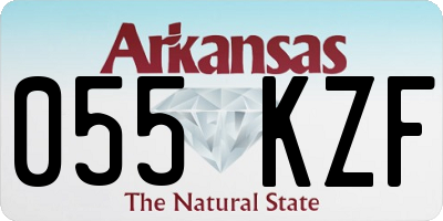 AR license plate 055KZF