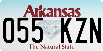 AR license plate 055KZN