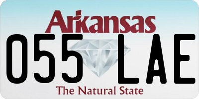 AR license plate 055LAE