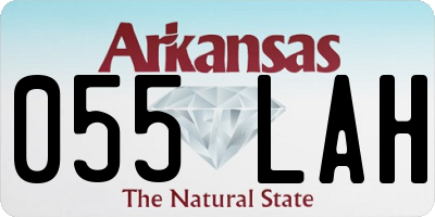 AR license plate 055LAH