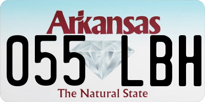 AR license plate 055LBH