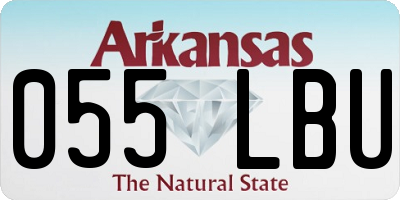 AR license plate 055LBU