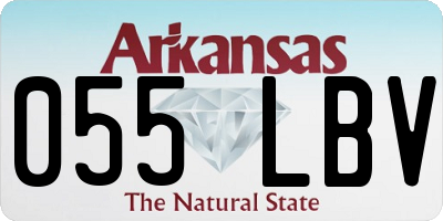 AR license plate 055LBV
