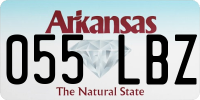 AR license plate 055LBZ