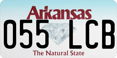 AR license plate 055LCB