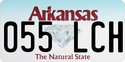AR license plate 055LCH