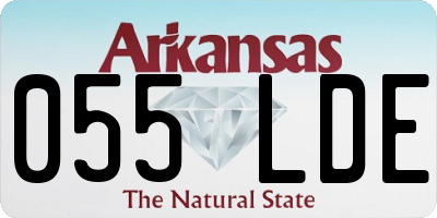 AR license plate 055LDE
