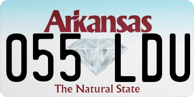 AR license plate 055LDU