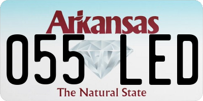 AR license plate 055LED