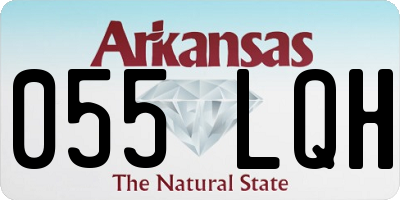 AR license plate 055LQH