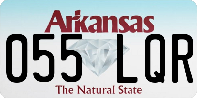AR license plate 055LQR