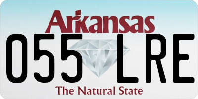 AR license plate 055LRE