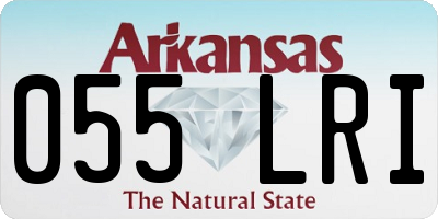 AR license plate 055LRI