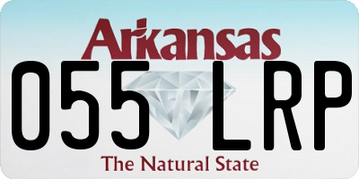 AR license plate 055LRP