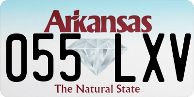 AR license plate 055LXV