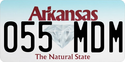 AR license plate 055MDM