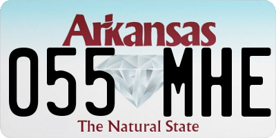 AR license plate 055MHE