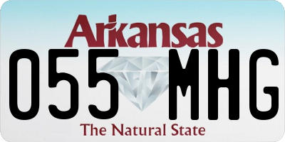 AR license plate 055MHG