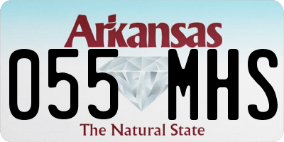 AR license plate 055MHS