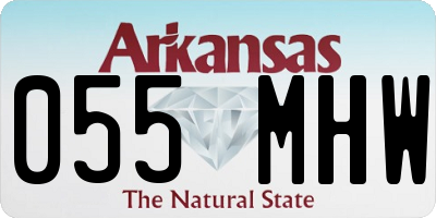 AR license plate 055MHW