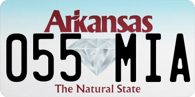 AR license plate 055MIA