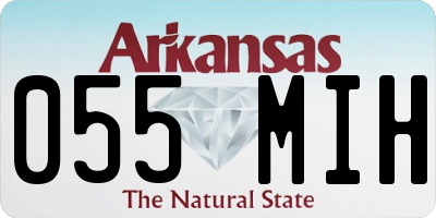 AR license plate 055MIH