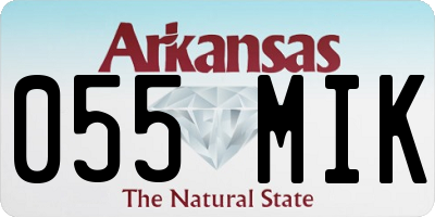 AR license plate 055MIK