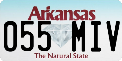 AR license plate 055MIV