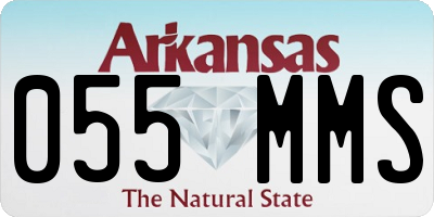 AR license plate 055MMS
