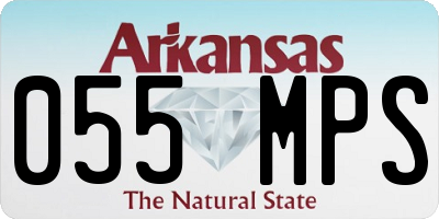 AR license plate 055MPS