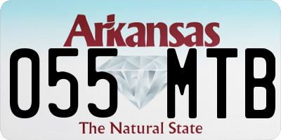AR license plate 055MTB