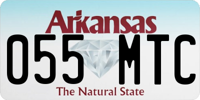 AR license plate 055MTC
