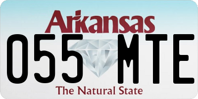 AR license plate 055MTE